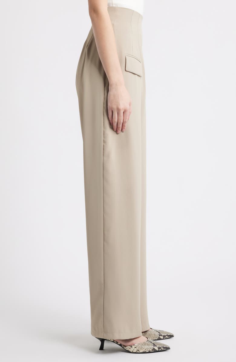 Odd Muse The Ultimate Muse High Waist Wide Leg Pants, Alternate, color, Taupe