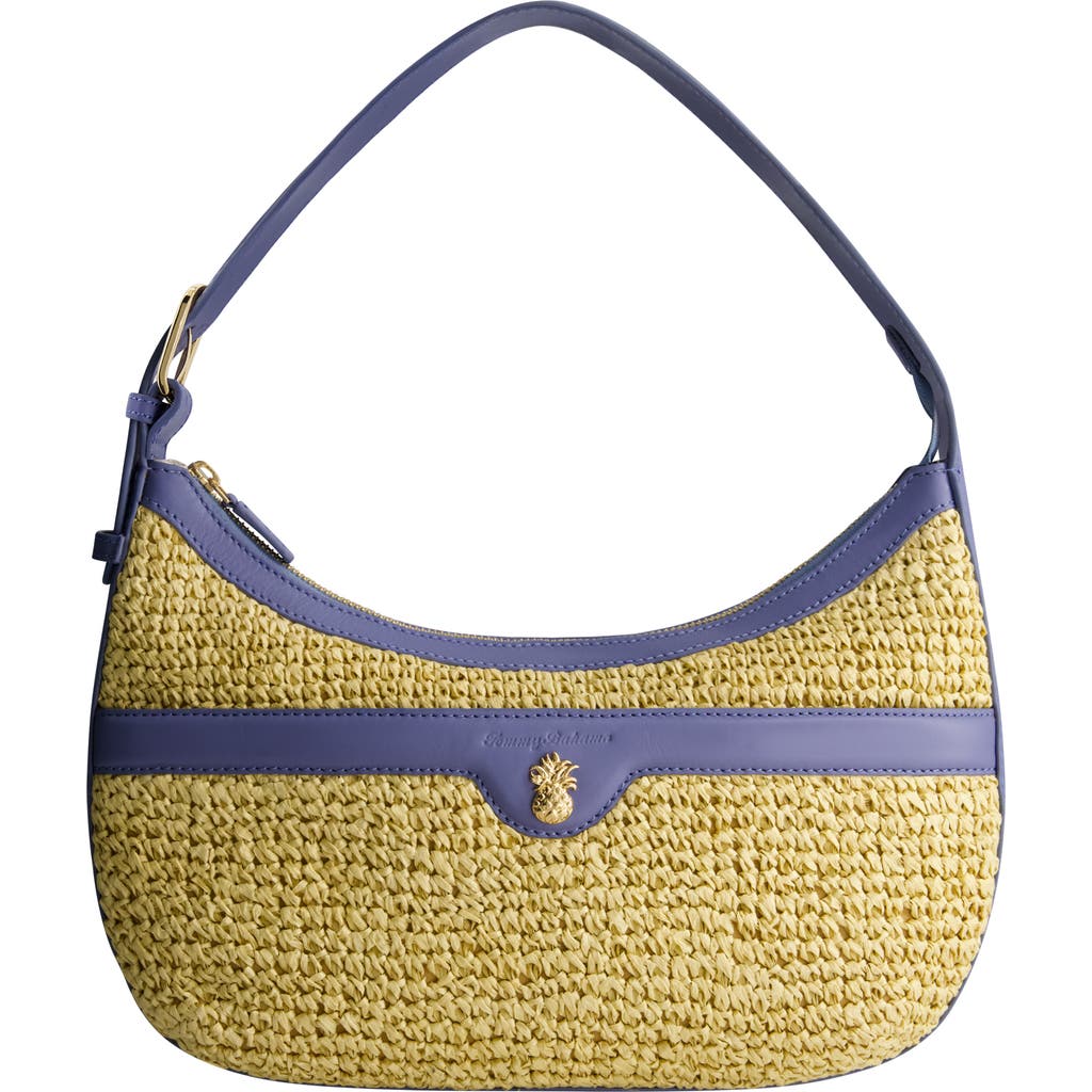 Tommy Bahama Soft Straw Zip-top Hobo