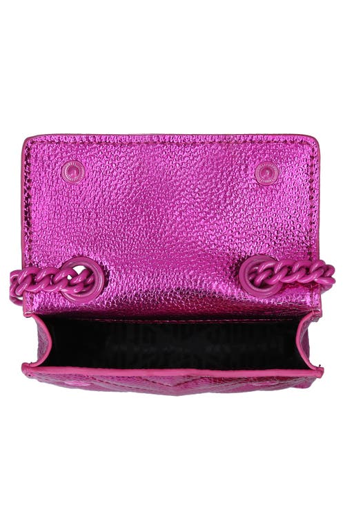 Kurt Geiger London Micro Kensington Faux Leather Crossbody Bag In Pink