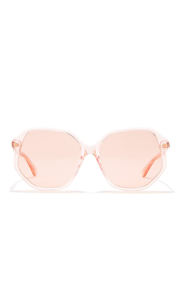 Gucci 59mm Unique Round Sunglasses, Alternate, color,