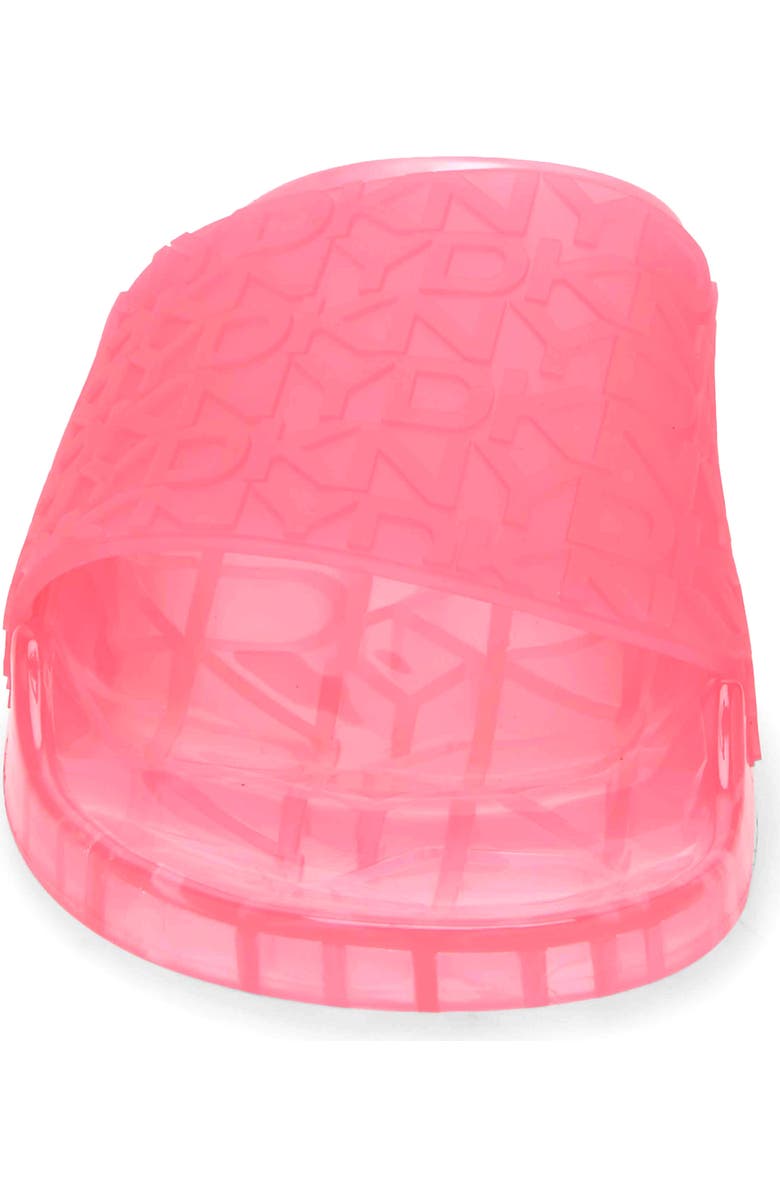 DKNY Tinzli Jelly Slide Sandal, Alternate, color, Fuchsia