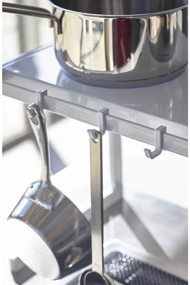Expandable Countertop Shelf, Alternate, color, WHITE