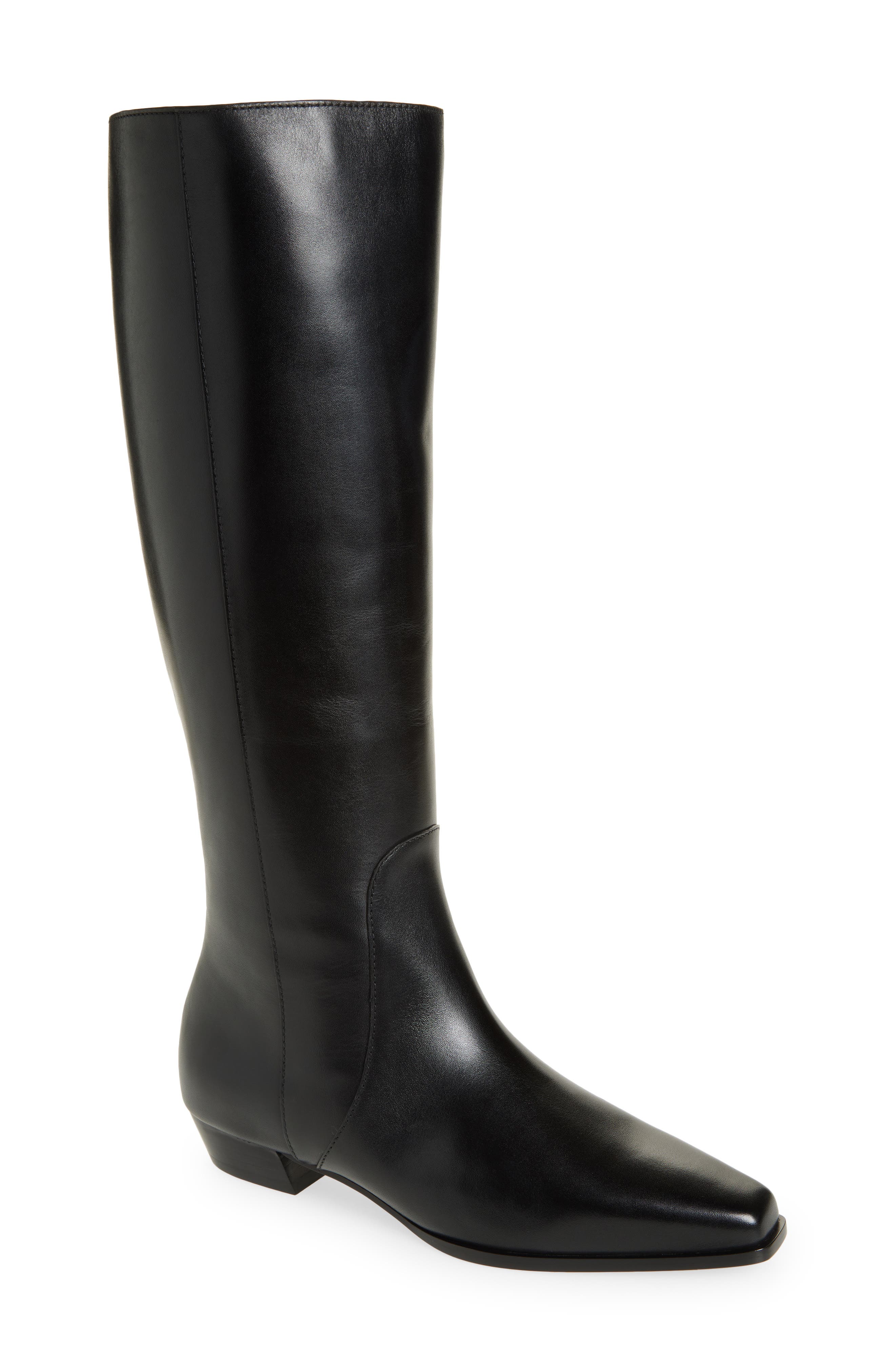 rag & bone Joni Knee High Boot, Main, color, Black