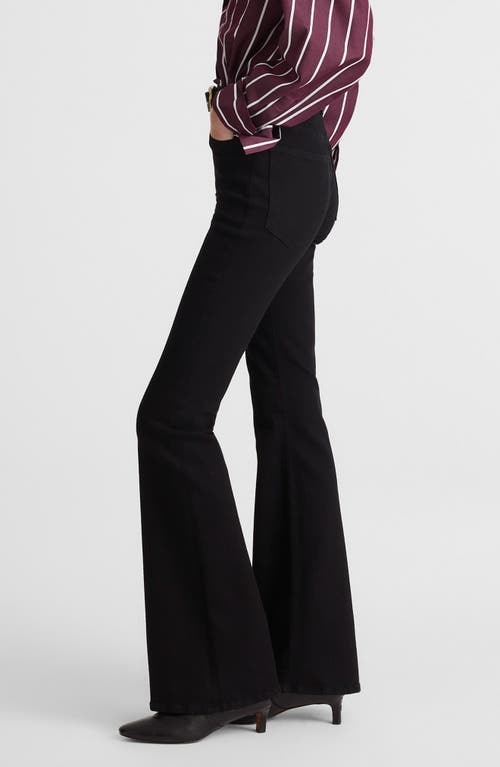 Madewell The Stretch Flare Jeans In Black