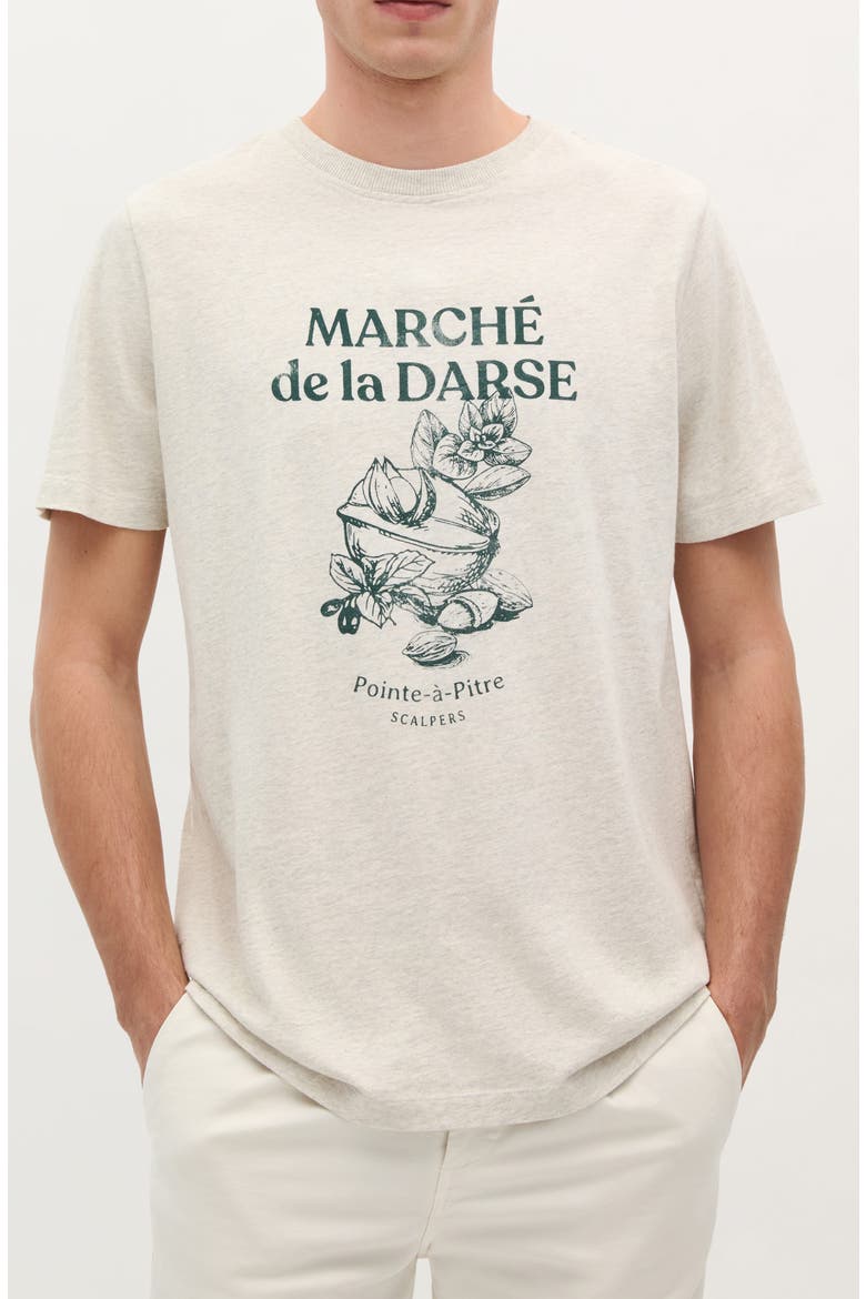 Marché Tee, Main, color, Light Grey Melange