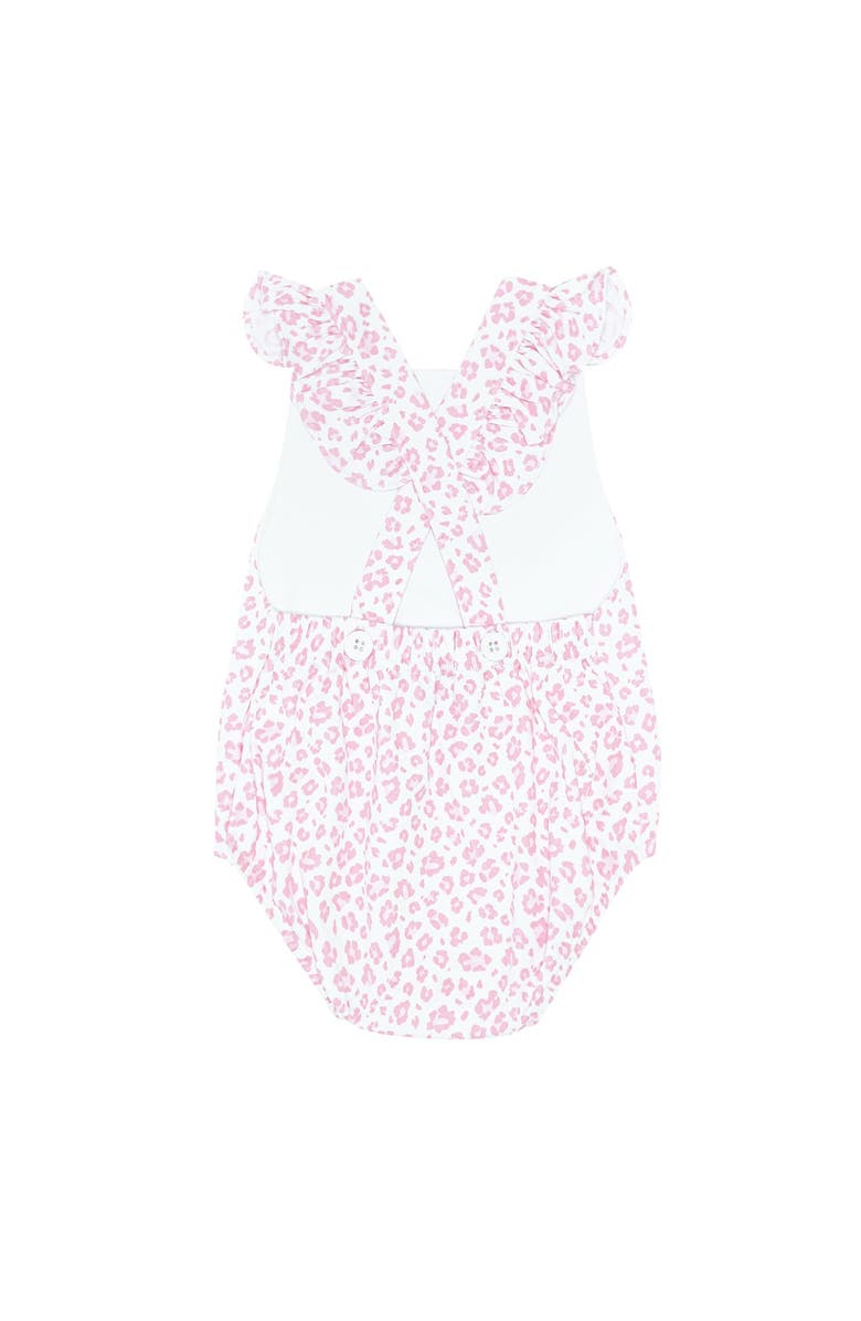 Nellapima Pink Cheetah Print Ruffle Bubble - Baby, Alternate, color, Pink