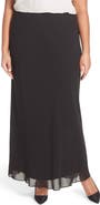 Alex Evenings Chiffon Maxi Skirt