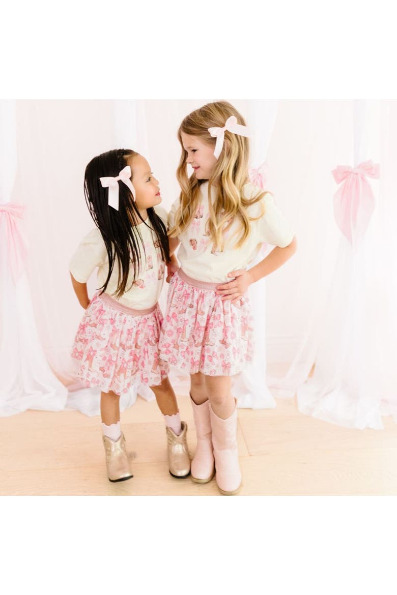 Ballet Pink Satin Bow Clip, Alternate, color, Ballet
