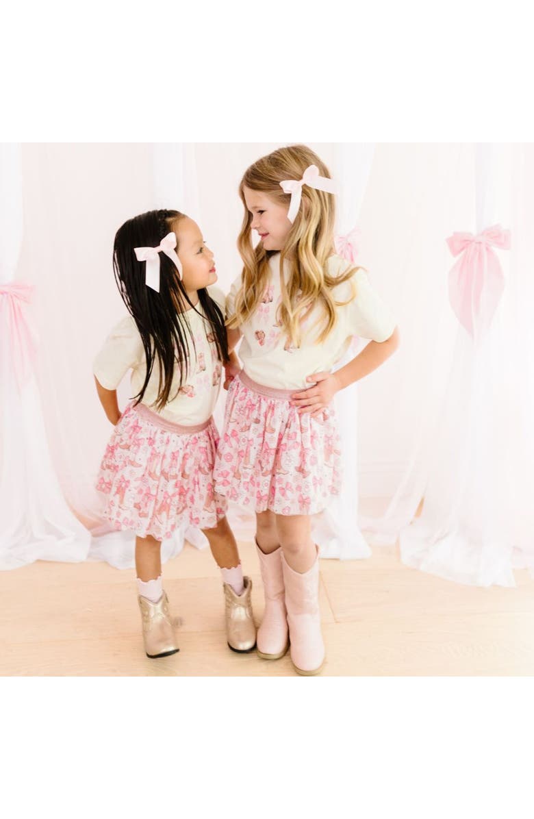 Sweet Wink Ballet Pink Satin Bow Clip, Alternate, color, Ballet