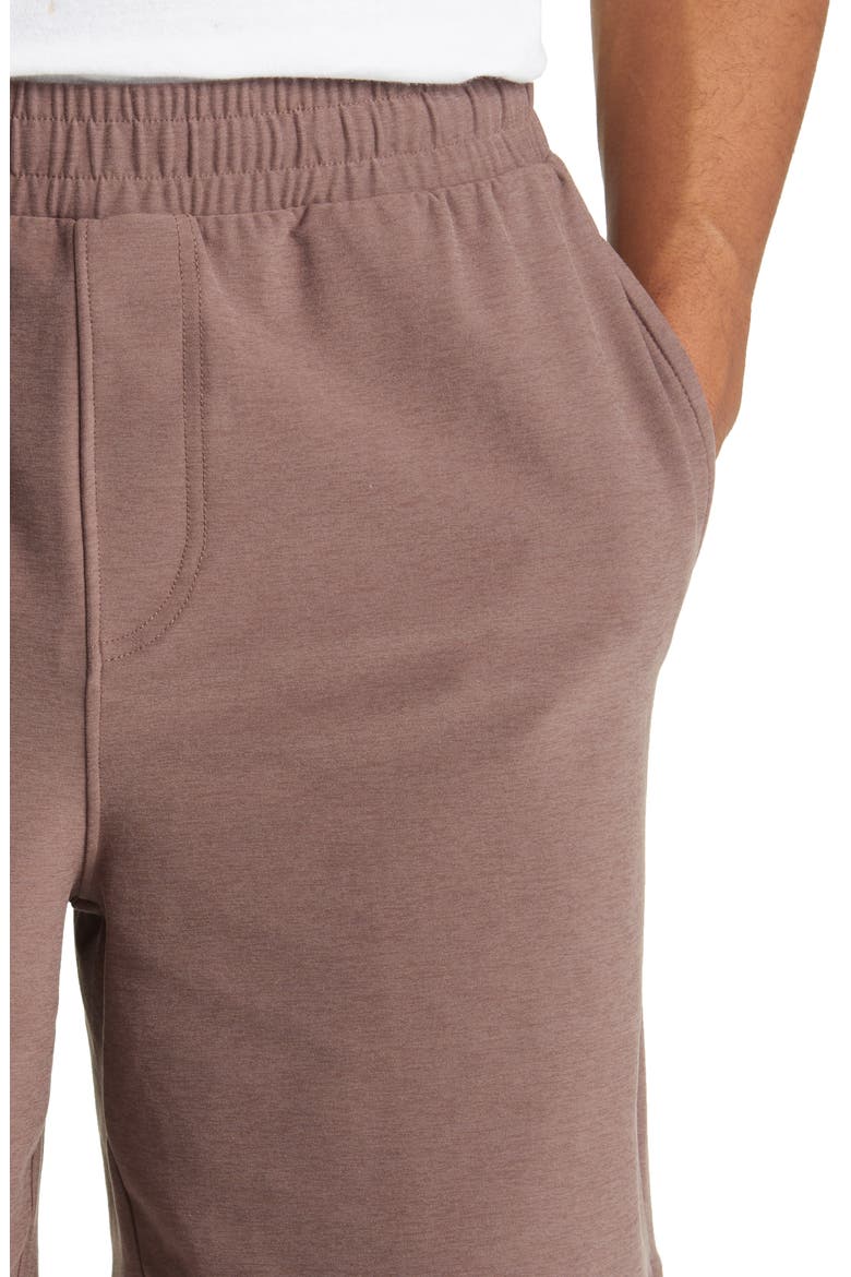 Take It Easy Sweat Shorts, Alternate, color, TRUFFLE HEATHER