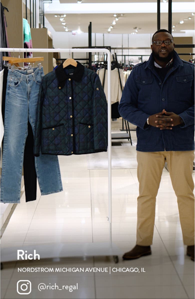 Plaid Quilted Coat, sales video thumbnail