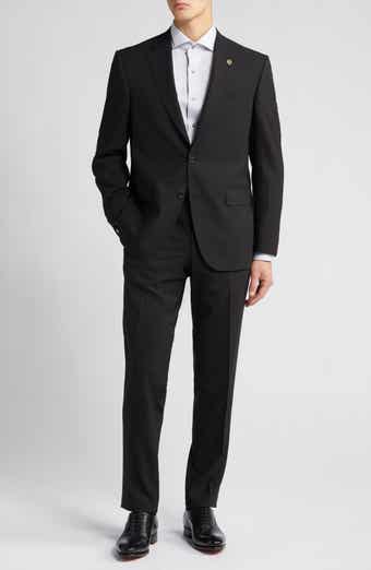 Ted Baker London Jay Trim Fit Solid Wool Suit