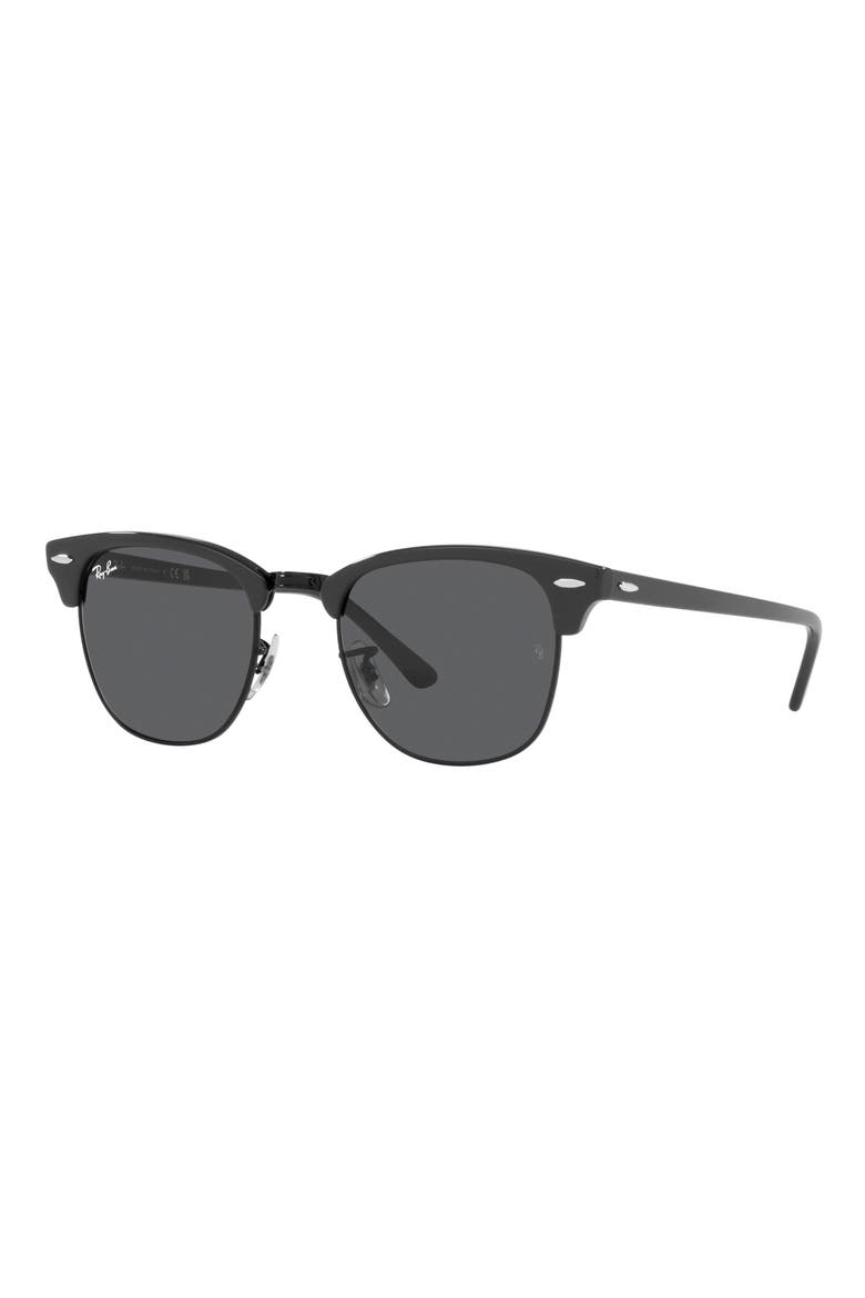 Clubmaster 51mm Square Sunglasses, Alternate, color, DARK GREY