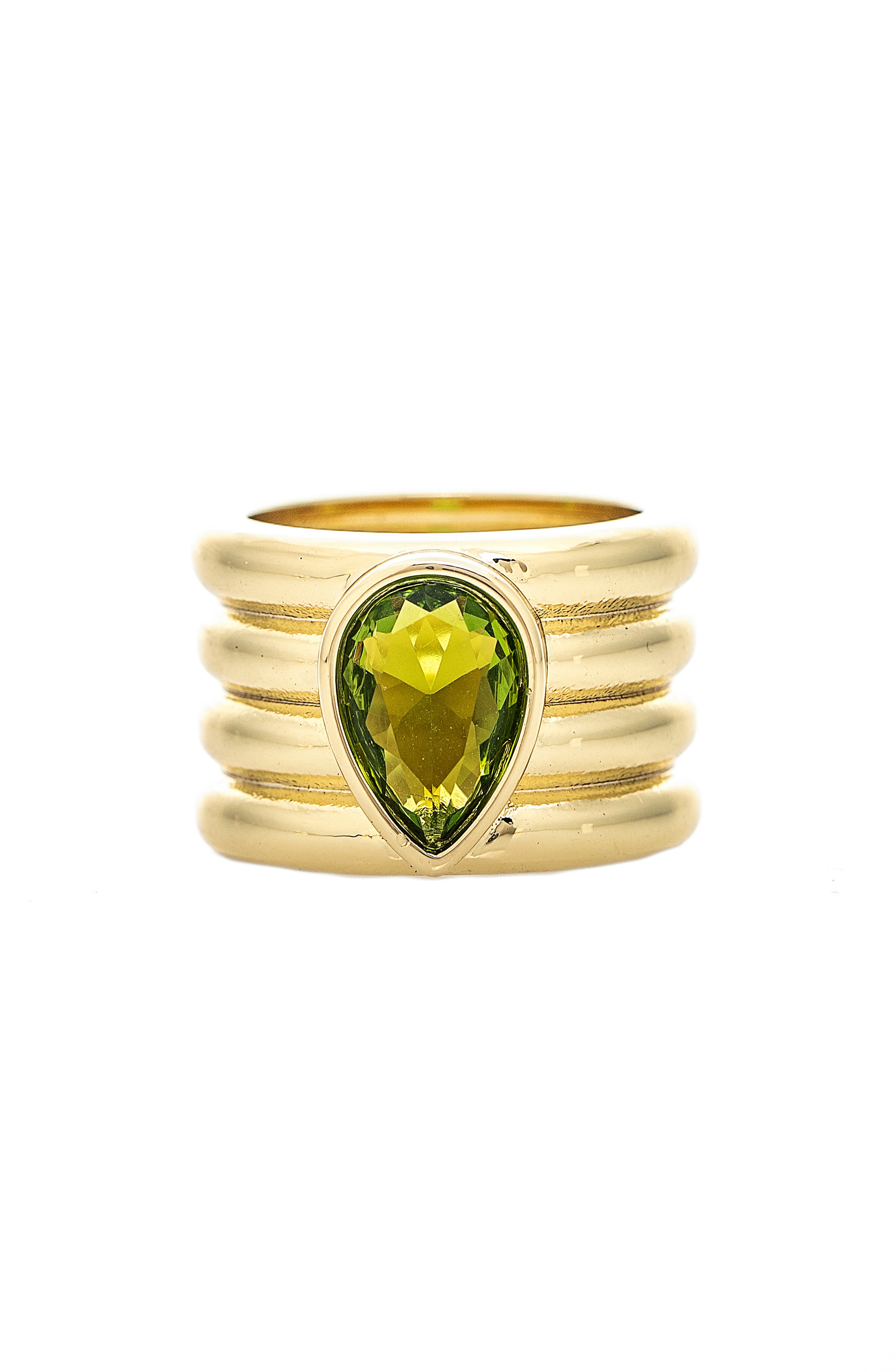 Pear Cubic Zirconia Multi Band Ring