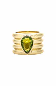 Pear Cubic Zirconia Multi Band Ring