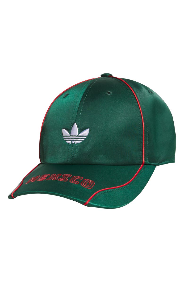 adidas Mexico Adjustable Satin Terrace Hat, Main, color, 