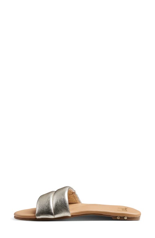 Beek Sugarbird Slide Sandal In Silver
