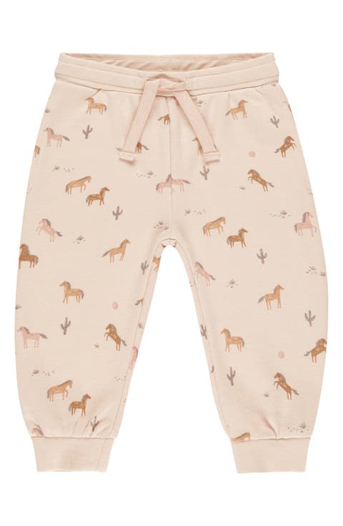 Kids' Horses Print Knit Joggers (Baby & Toddler)
