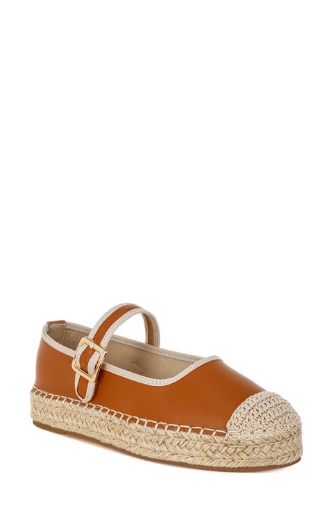 Osdtac Espadrille Mary Jane Flat