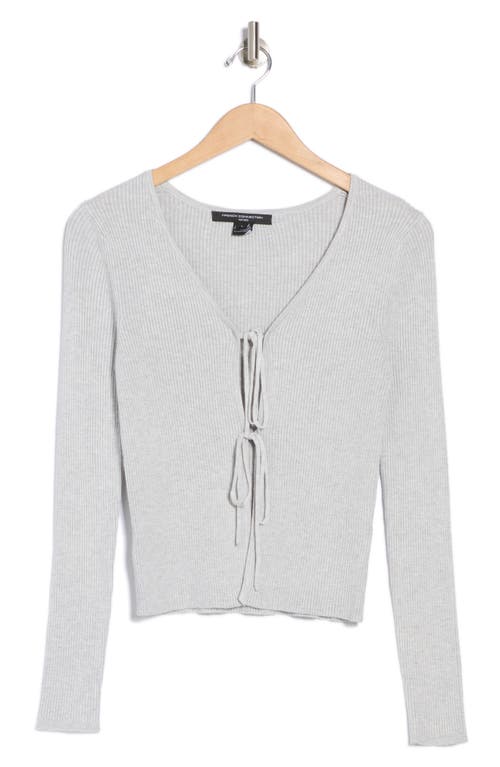 FRENCH CONNECTION FRENCH CONNECTION DOUBLE TIE FRONT RIB CARDIGAN