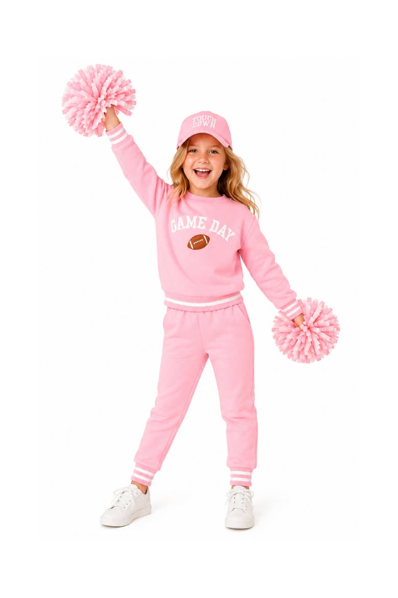 Game Day Crewneck Sweatshirt, Alternate, color, Pink