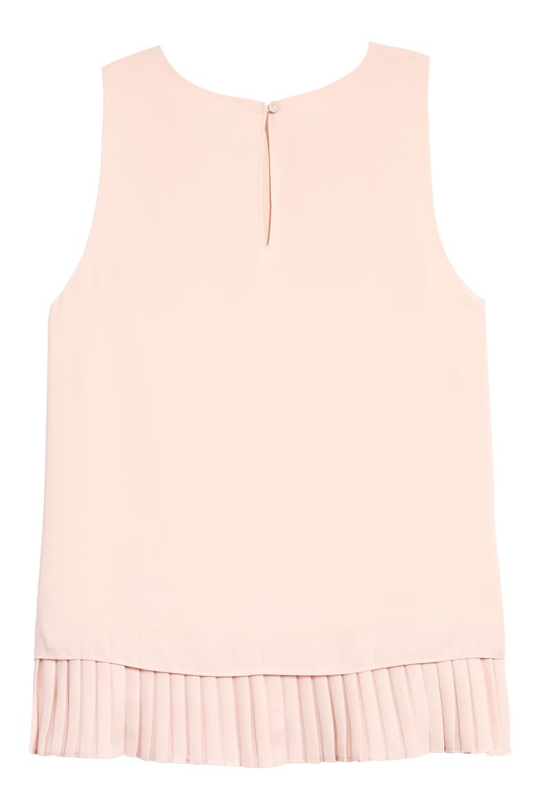 Pleat Hem Tank, Alternate, color, PINK SMOKE