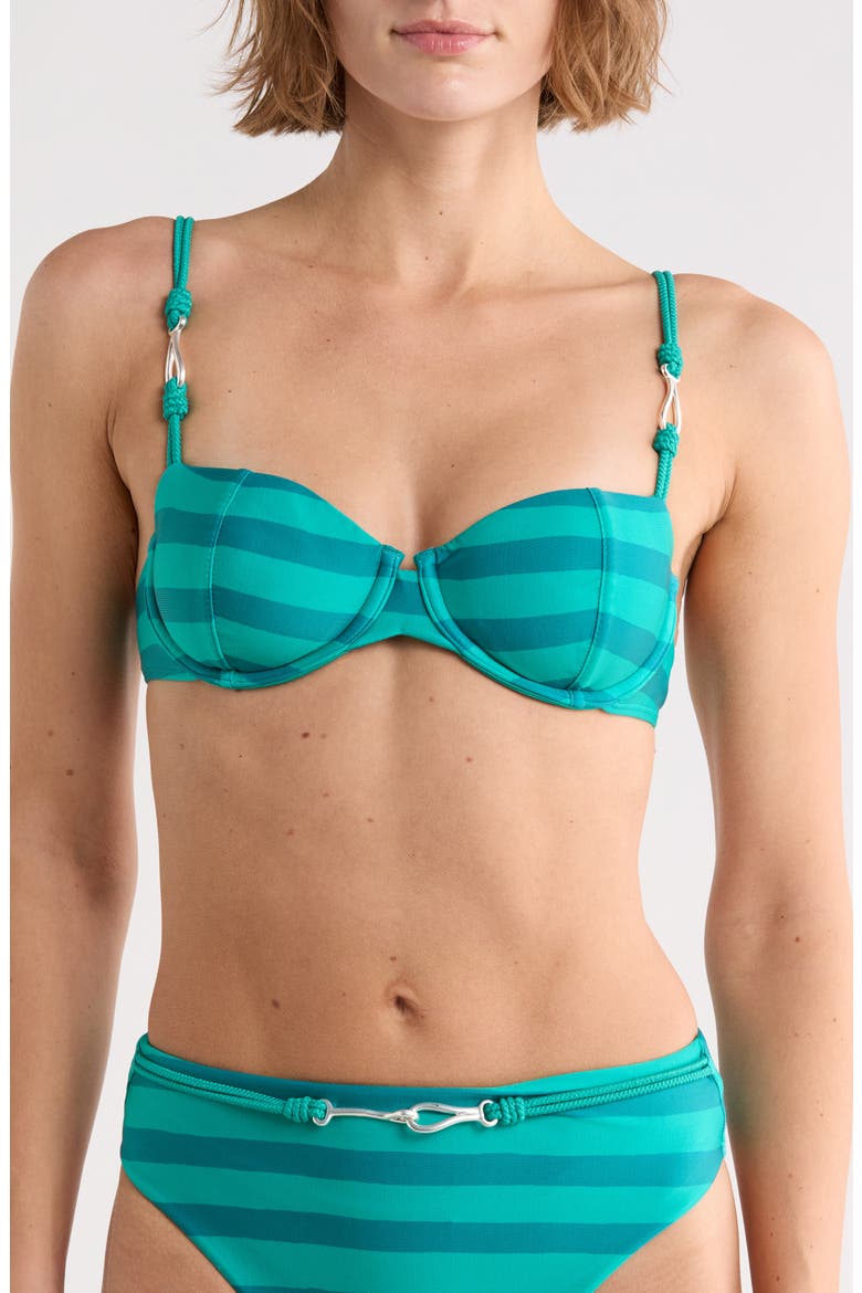 Yacht Alba Bikini Top, Main, color, TEAL MULTI
