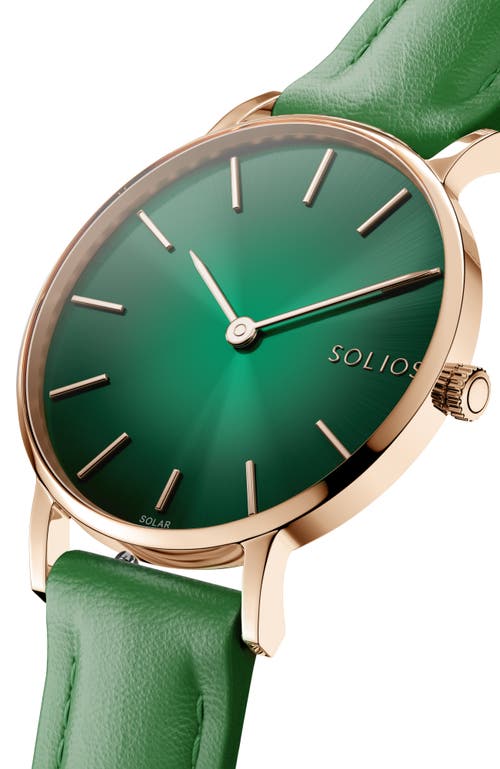 Solios Watches The Rainforest Classic | Green Dial