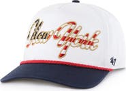 '47 Men's '47 White New York Yankees Patriotic Overhand Hitch Adjustable Hat