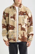 Obey Axis Camo Faux Shearling Jacket