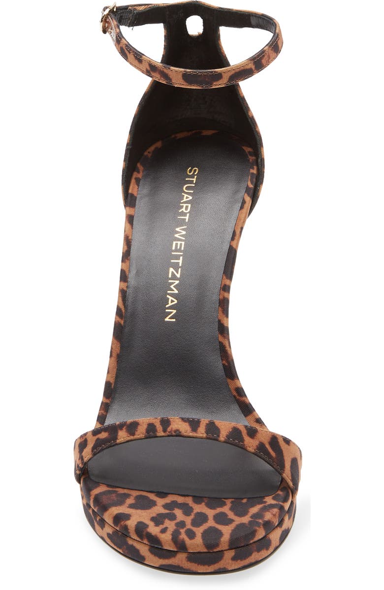 Stuart Weitzman Nudist Platform Sandal, Alternate, color, Classic