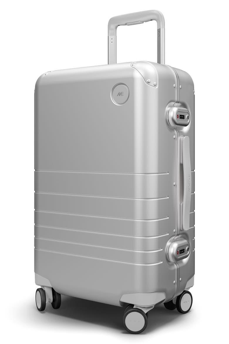 22-Inch Hybrid Spinner Carry-On Bag, Alternate, color, SILVER