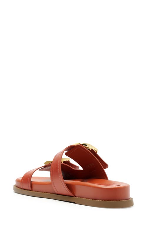 SCHUTZ SCHUTZ OLGA BUCKLE SPORTY SLIDE SANDAL