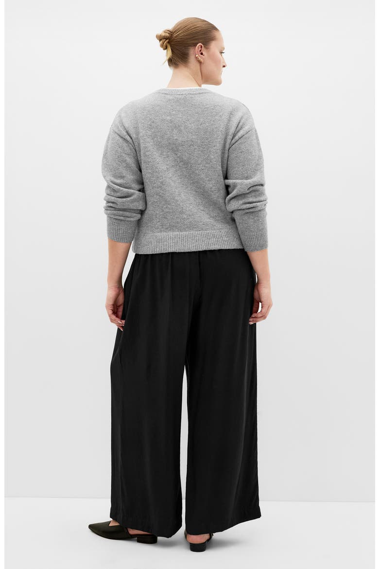 Alana Relaxed Wide Leg Pants, Alternate, color, BLACK