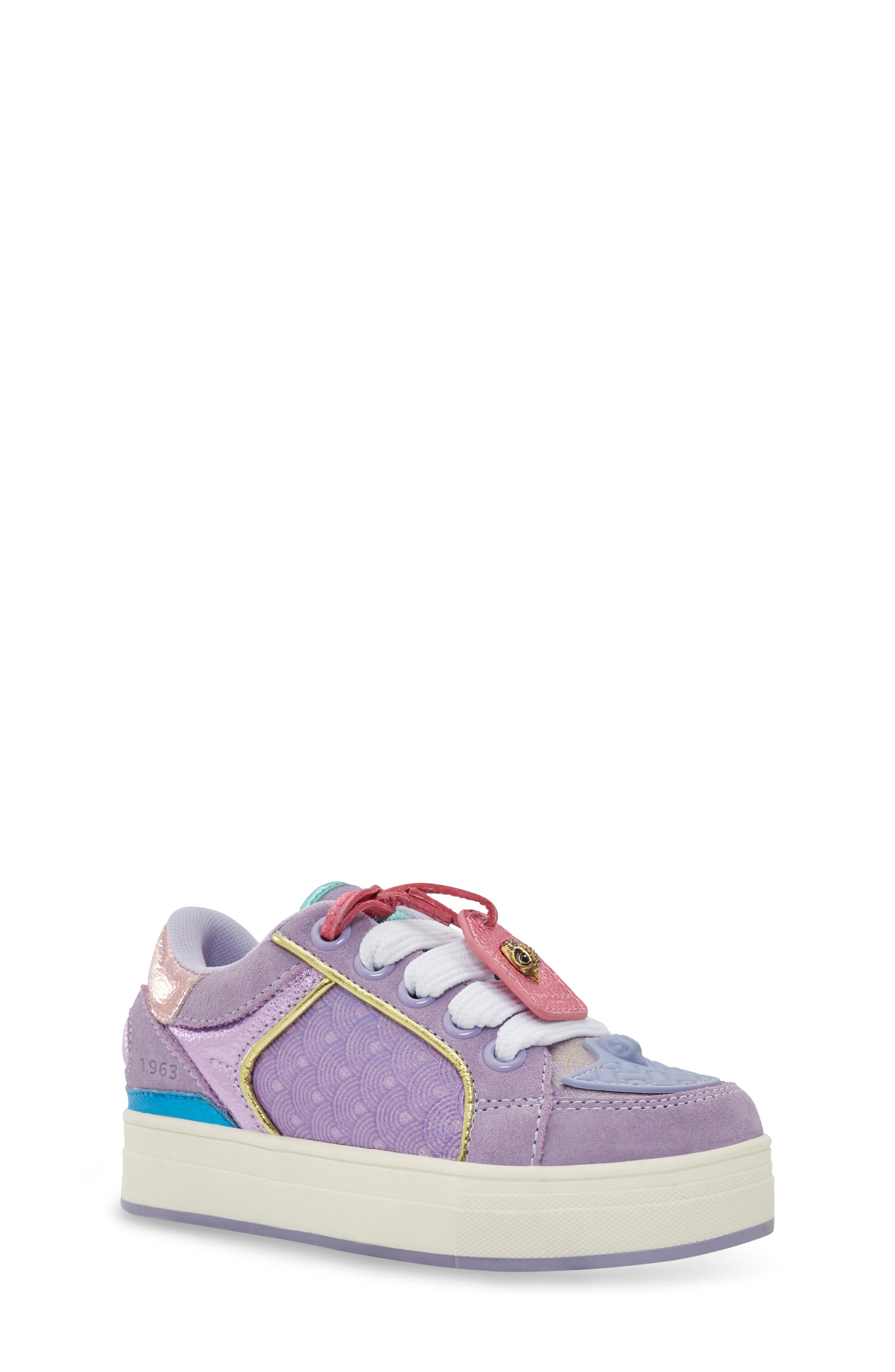 Kurt Geiger London Kids
 Mini Southbank Platform Sneaker, Main, color, Lilac