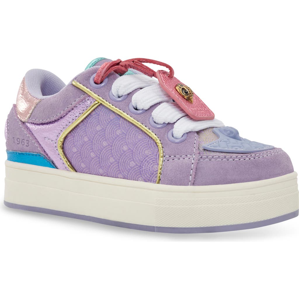 Kurt Geiger Leather Mini Southbank Tag Sneakers In Multi
