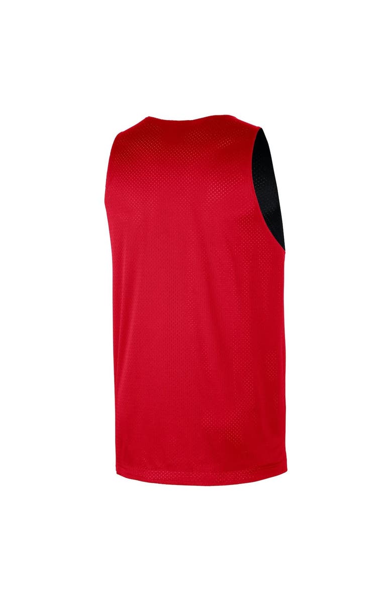 Nike Men's Nike Red/Black Chicago Bulls Courtside Reversible Mesh Practice Jersey, Alternate, color, Red