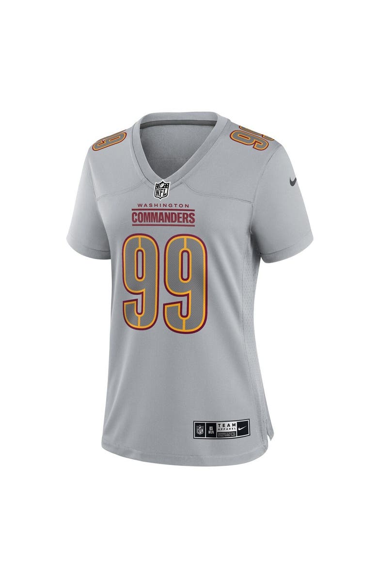 Nike Women's Nike Chase Young Gray Washington Commanders Atmosphere Fashion Game Jersey, Alternate, color, 