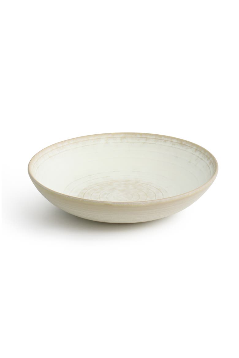 12 Piece Dreamweaver Round Earthenware Dinnerware Set, Alternate, color, White