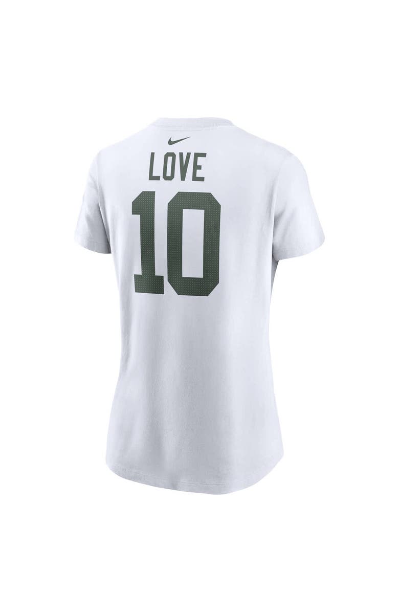 Nike Women's Nike Jordan Love White Green Bay Packers Player Name & Number T-Shirt, Alternate, color, 