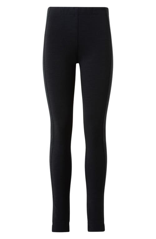Akris Punto Maro Wool Blend Leggings In Black
