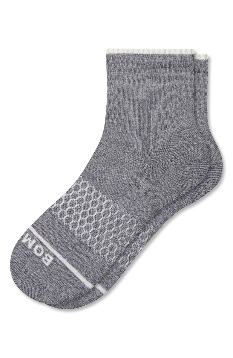 Bombas Merino Wool Blend Quarter Socks, Alternate, color, 