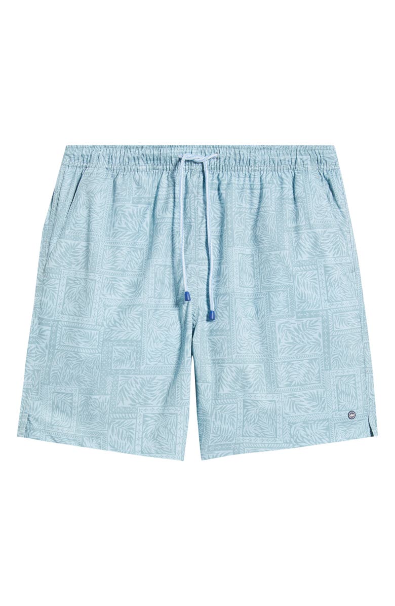 Peter Millar Seaside Shade Swim Trunks, Alternate, color, Willow