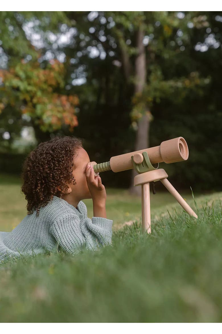 Wooden Tripod Telescope - 15x Zoom, Alternate, color, Natural Wood