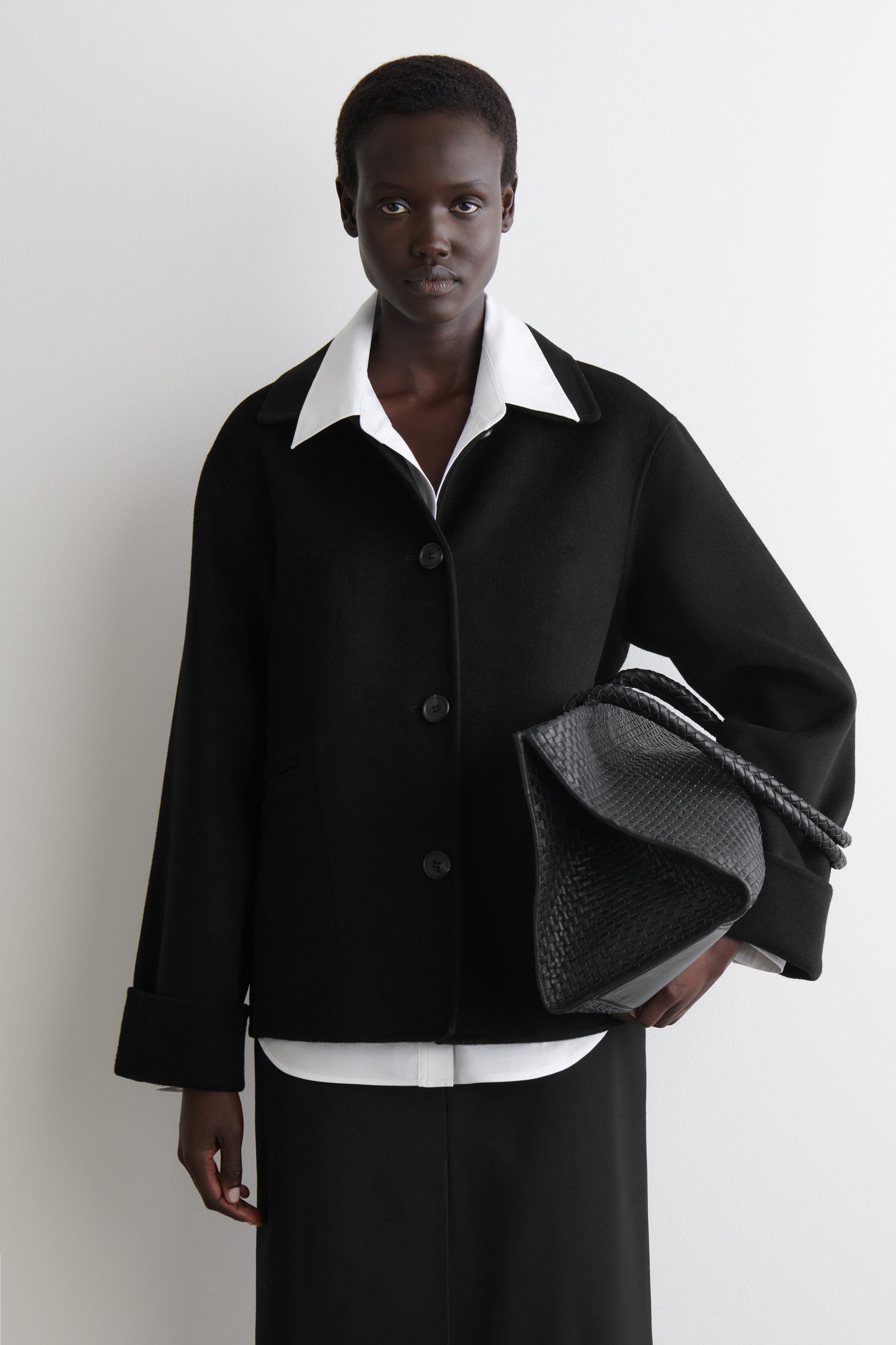 Double-Faced Wool Short Jacket - image 2