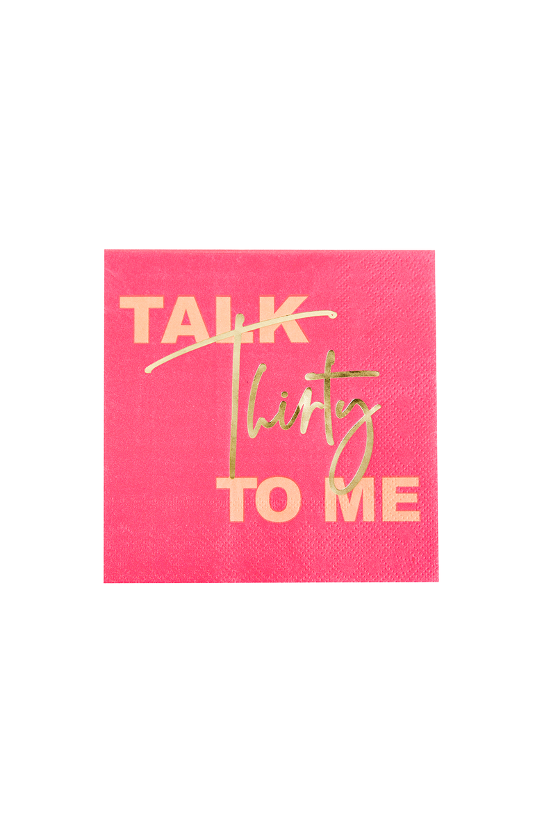 Jollity
Co 30th Birthday, Talk Thirty of Me Cocktail Napkins, Main, color, Assorted Pre-Pack