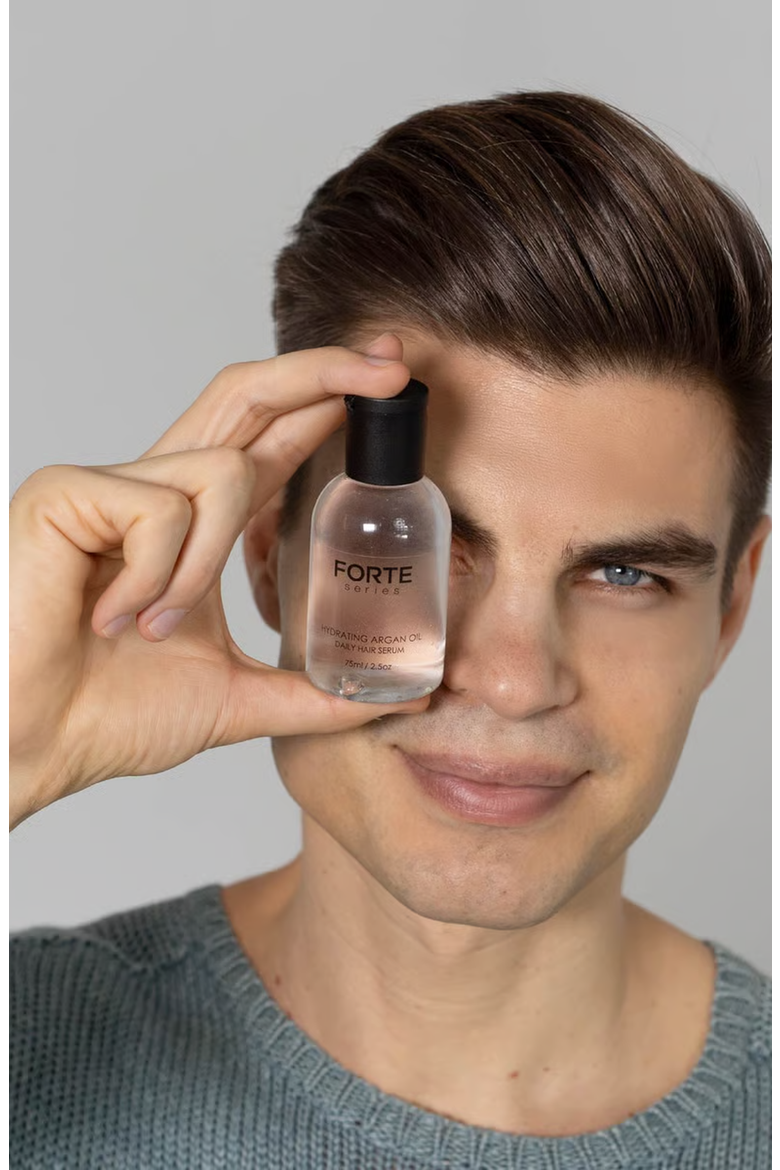 Hydrating Argan Oil, Alternate, color, White
