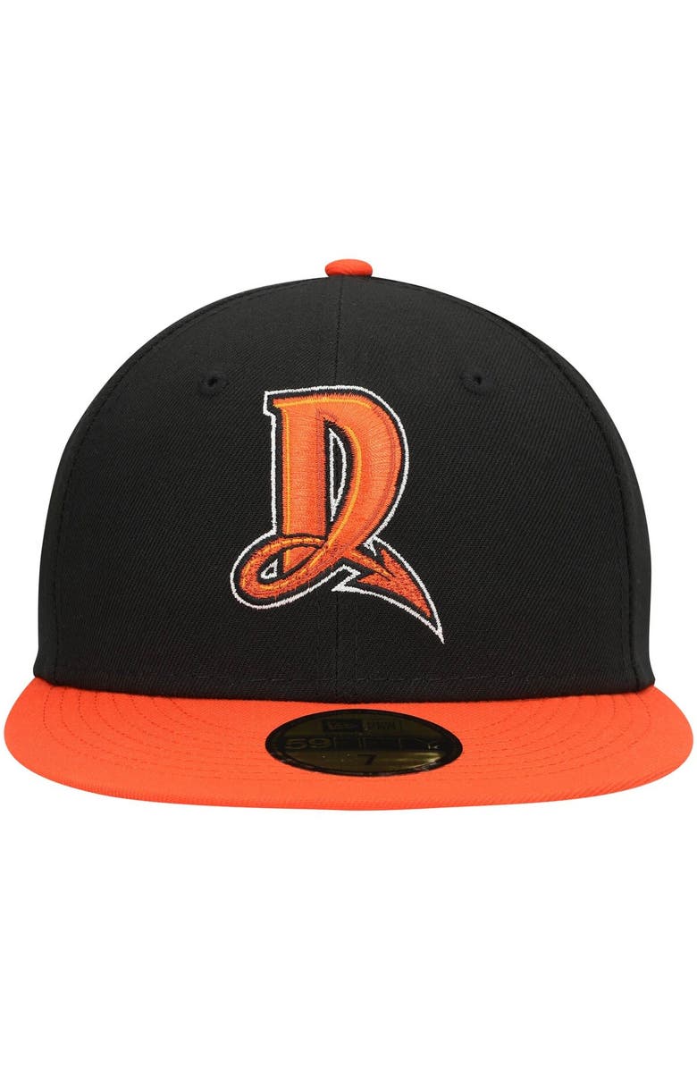 New Era Men's New Era Black Dayton Dragons Authentic Collection Team Alternate 59FIFTY Fitted Hat, Alternate, color, Black