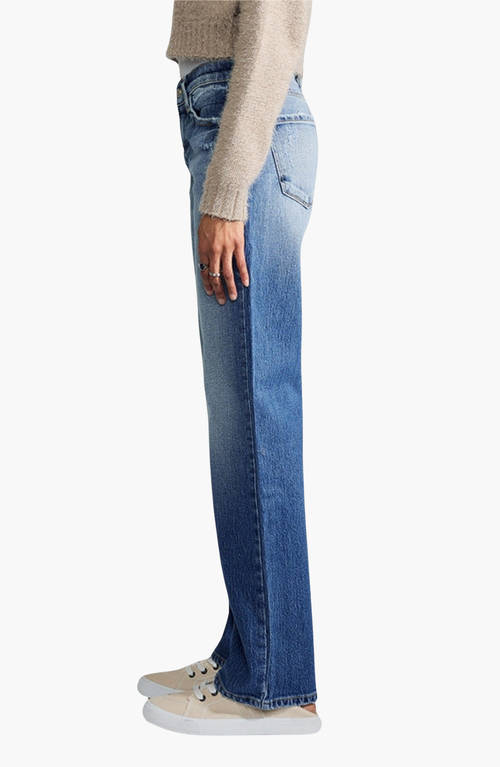 Kancan Premier Julie Premier High Rise Straight Jeans In Medium Wash