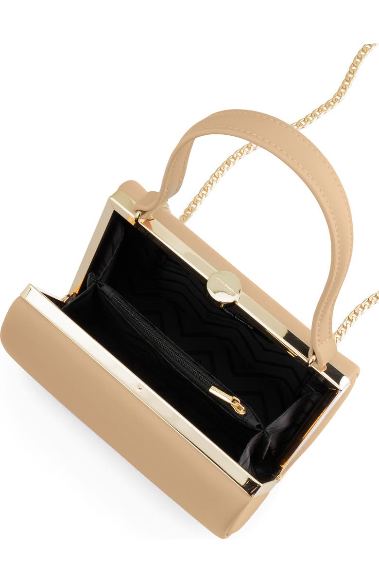 Olga Berg Tonia Top Handle Handbag, Alternate, color, Natural